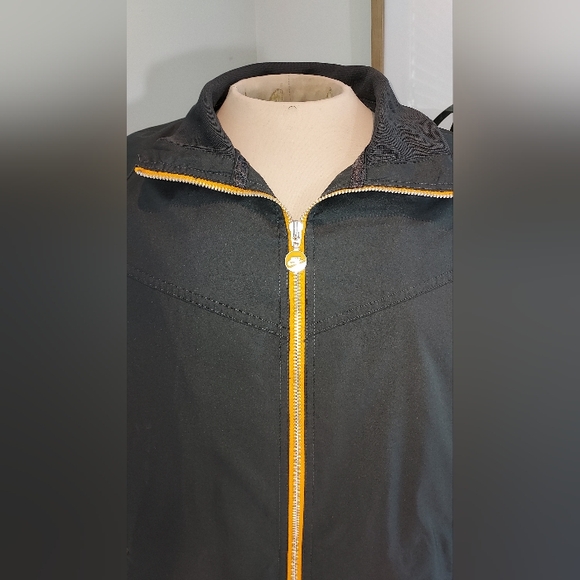 Nike Men's Collared Size XL Charcoal/Orange Wind Runner Jacet Pre-owned - Picture 3 of 10